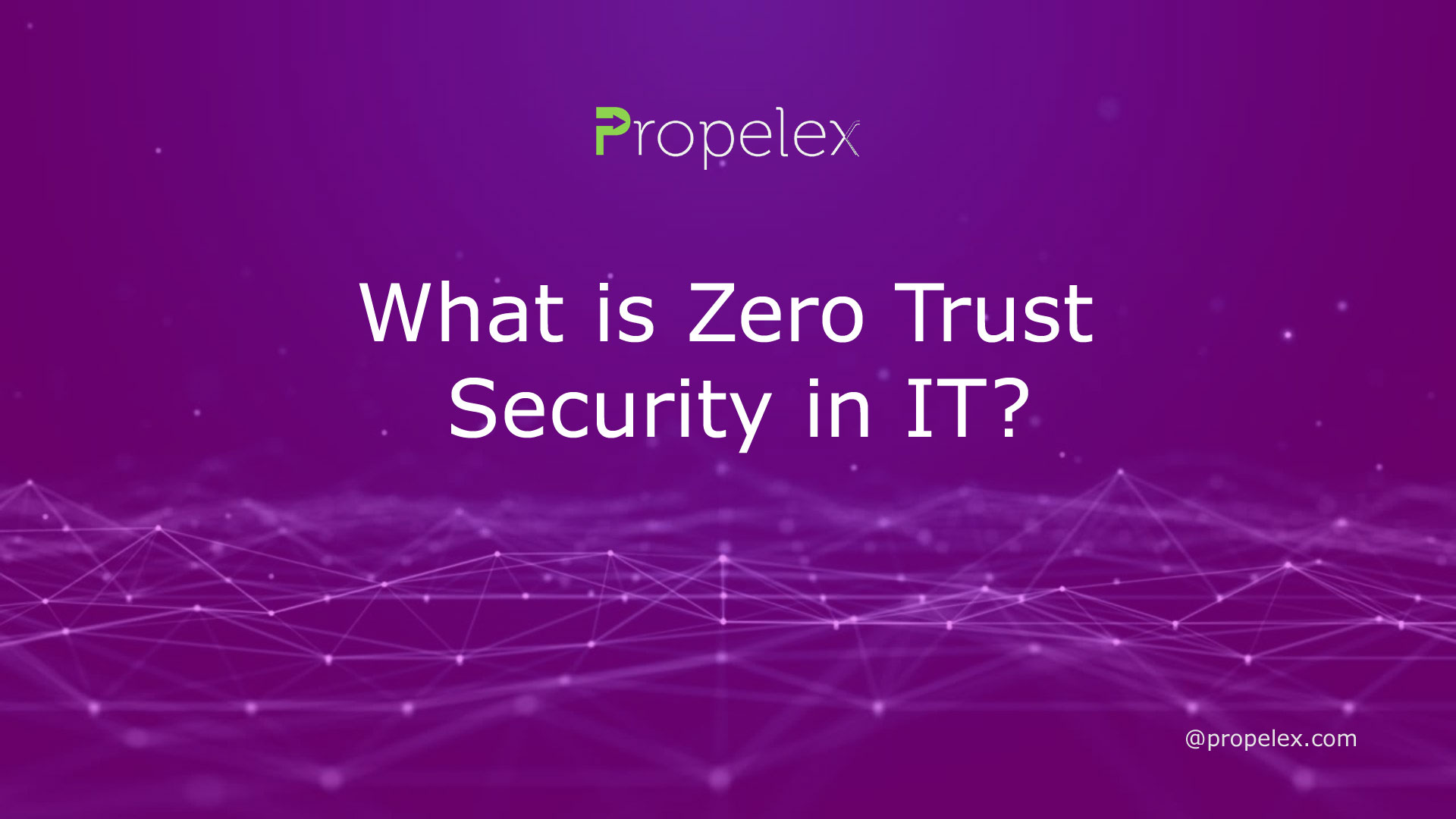 What is Zero Trust Security in IT