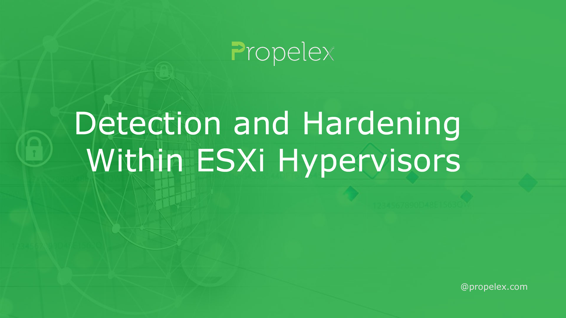 Detection and Hardening Within ESXi Hypervisors