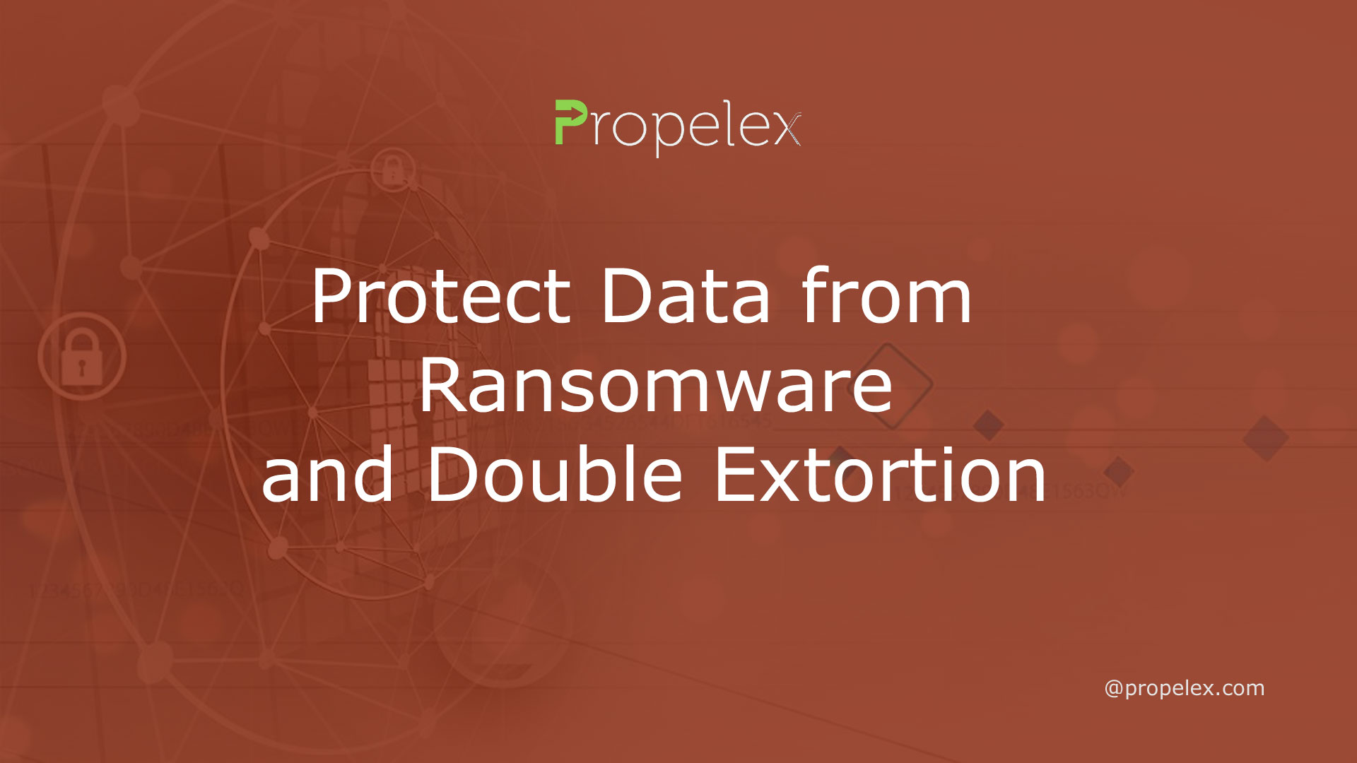 Protect Data from Ransomware and Double Extortion