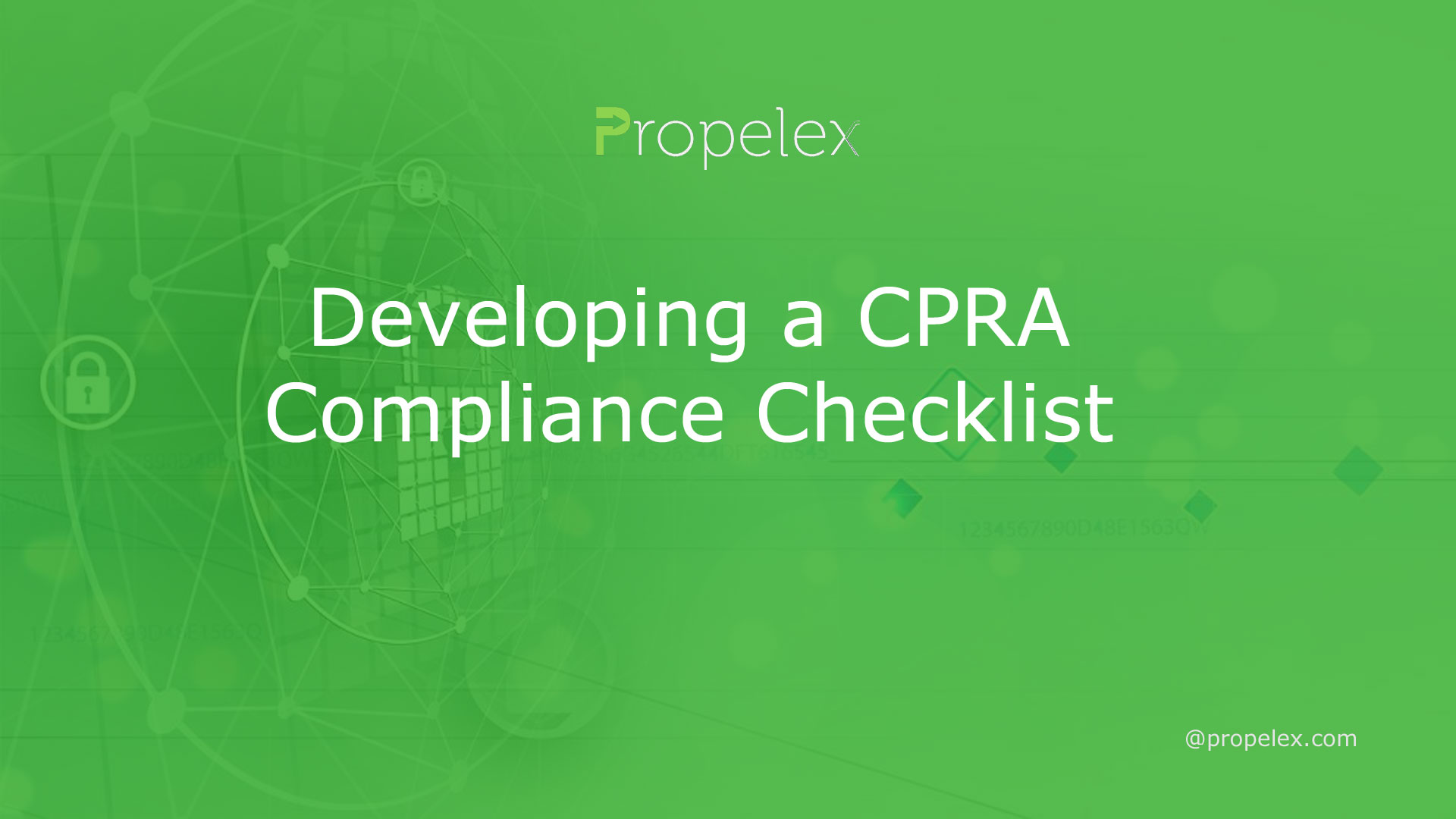 Developing a CPRA Compliance Checklist